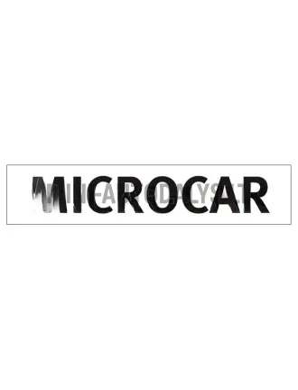 Bamperio lipdukas Microcar