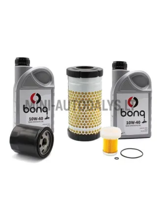 Filtrų paketas Aixam Kubota Z482 + 2 litrai variklinės alyvos