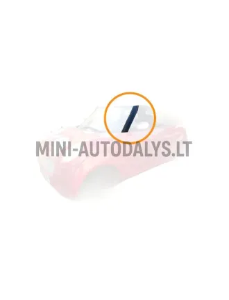 A statramsčio lango rėmas priekyje kairėje Chatenet CH26 / CH30 / CH32 (juodas)