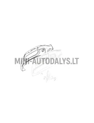 Priekinis bamperis Ligier JS50/JS50L Ph1 Sport