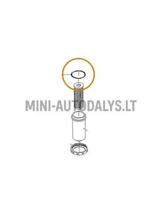 Kuro filtro korpusas su sandarinimo žiedu Kubota Z402 (1-asis modelis)