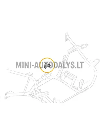Galinis variklio laikiklis Microcar MC1 / MC2 (Yanmar)