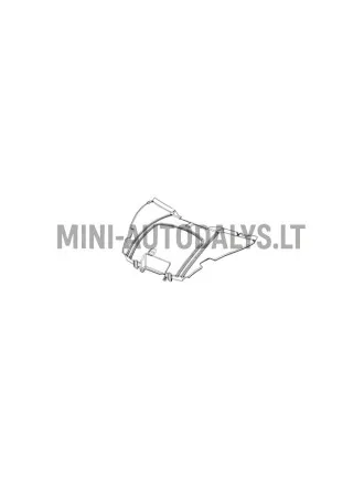 Variklio izoliacija viršuje Ligier JS50 / JS50L