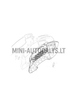 Priekinio bamperio grotelės Ligier JS50