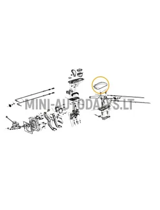 Pavarų dėžės dangtelis Ligier JS50/JS50L