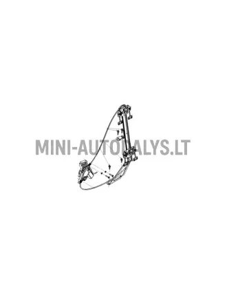 Langų mechanizmas elektrinis kairysis Microcar MGO 3 / MGO4 / MGO6