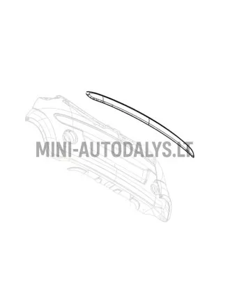 Apdailos chromuotas galinis bamperis Microcar Due