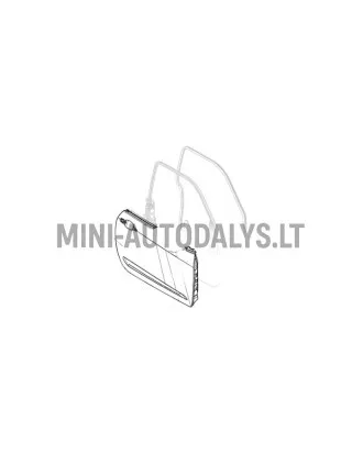 Dešinės pusės durų panelė Ligier JS50 / JS50L