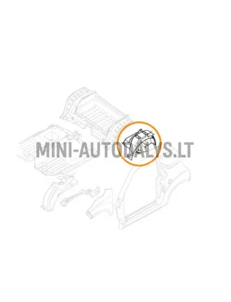 Kairiojo galinio rato arka Ligier JS50 / JS50L Ph1