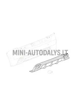 Spoileris galinis bamperis Ligier JS50 Ph1 Spor1