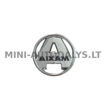 Logotipo emblema "Aixam" gaubtas / galinės durys