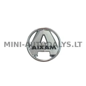 Logotipo emblema "Aixam" gaubtas / galinės durys