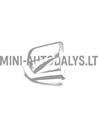 Kampinė dešinioji durų rankena "Aixam" (chromuota)
