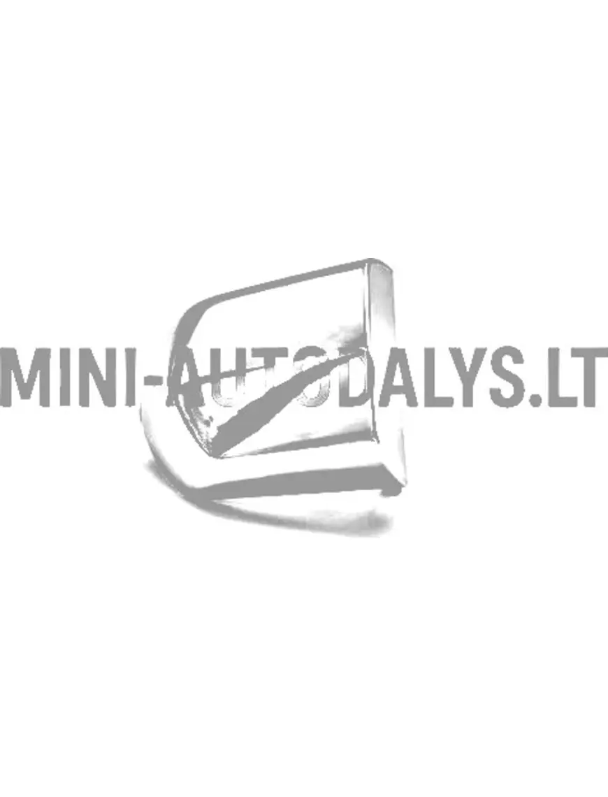 Kampinė dešinioji durų rankena "Aixam" (chromuota)