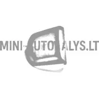 Kampinė dešinioji durų rankena "Aixam" (juoda)