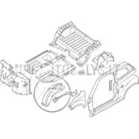 Kairės pusės priekinio rato arka Ligier JS50 / JS50L ph1