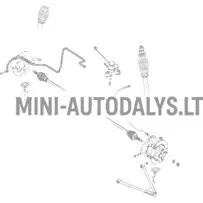 Stabdžių žarnelė priekinė dešinė Microcar / Ligier