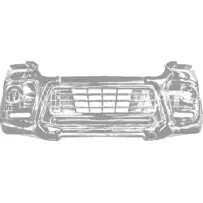 Grotelės priekiniam bamperiui Ligier JS50 / JS50L Ph3 Sport