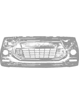 Priekinio bamperio grotelės Ligier JS50 Sport (juodos)