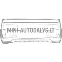Priekinis bamperis Microcar MGO3 / MGO4 / Dué 2 / Dué 3