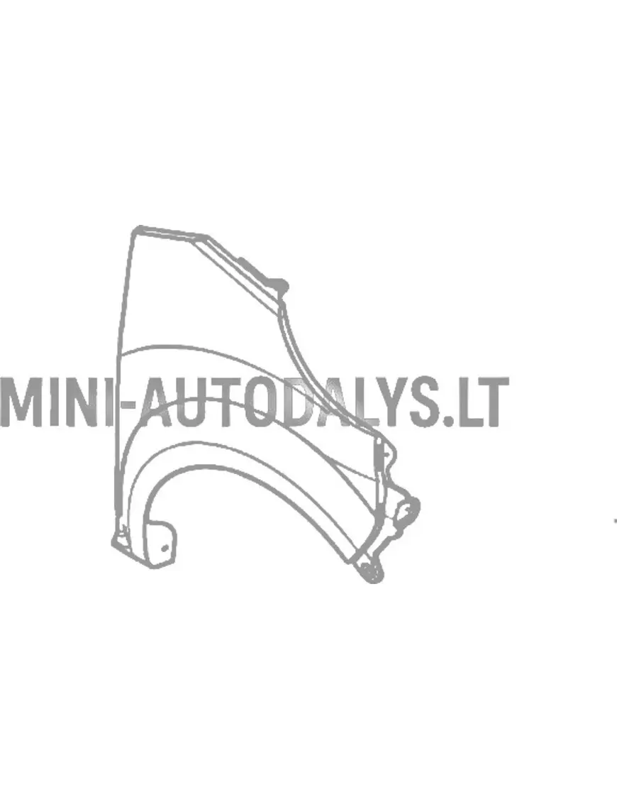 Priekinis dešinysis sparnas Microcar M8