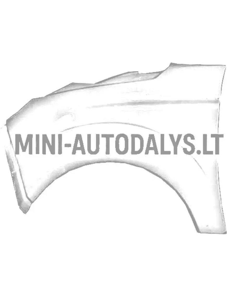 Priekinis kairės pusės sparnas Microcar Due2/3 MGO3/4 (baltas)