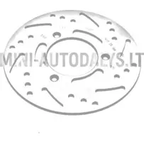 Galinis kairės pusės stabdžių diskas Microcar / Ligier (Ø 165 mm)