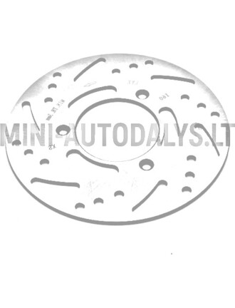 Galinis dešinysis stabdžių diskas Microcar / Ligier (Ø 165 mm)
