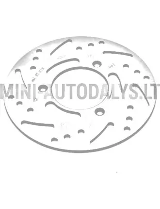 Galinis dešinysis stabdžių diskas Microcar / Ligier (Ø 165 mm)