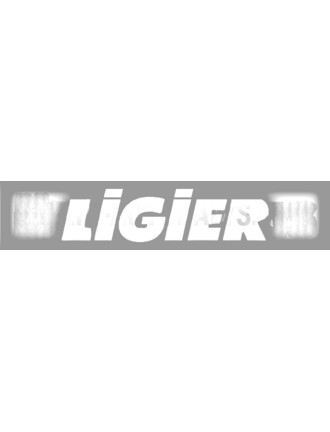 Bamperio lipdukas Ligier juoda/pilka