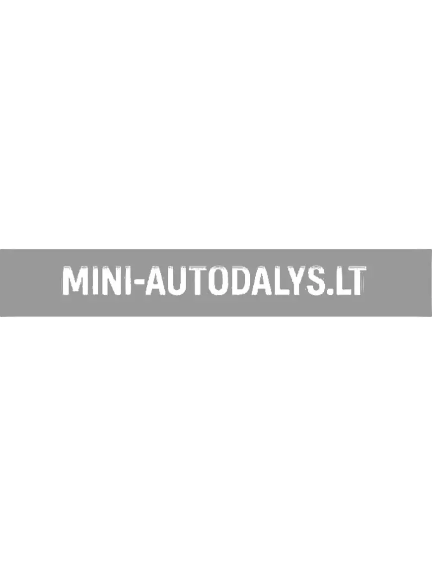 Priekinio bamperio lipdukas Microcar